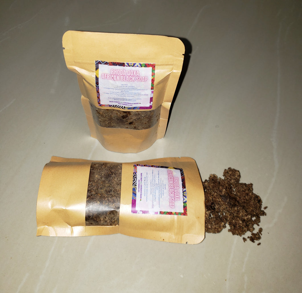 Raw African Black Soap